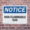Signmission Non-Flammable Gases OSHA Notice Sign, Plastic, 10in W x 7in L, 2PK OS-2PACK-NS-P-710-L-15064 - alternate 7